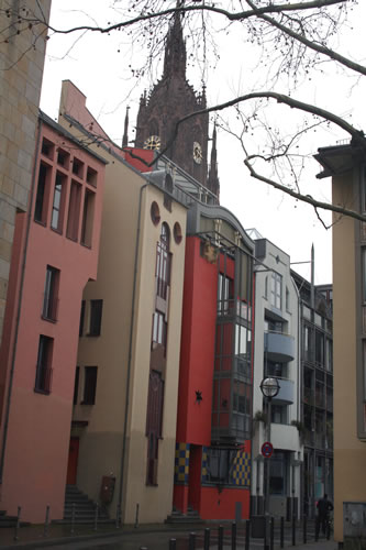 Stadthäuser in der Saalgasse
