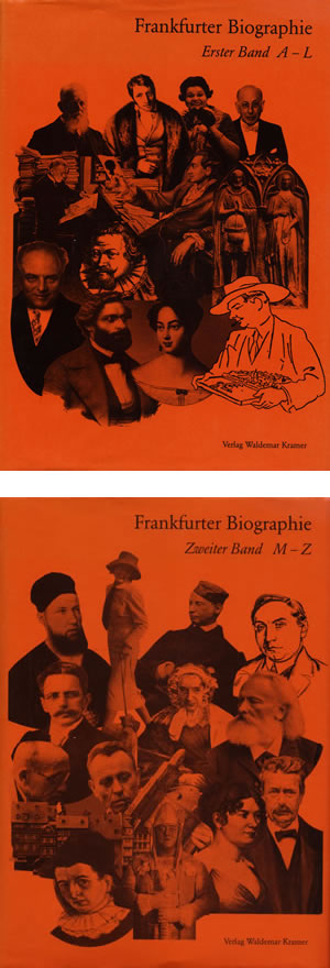 Cover Frankfurter Biographie, Band 1 und 2