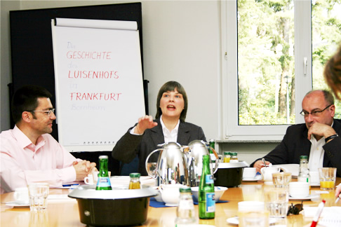 Pressekonferenz mit Klaus Fischer, Michael Werner und Sabine Hock